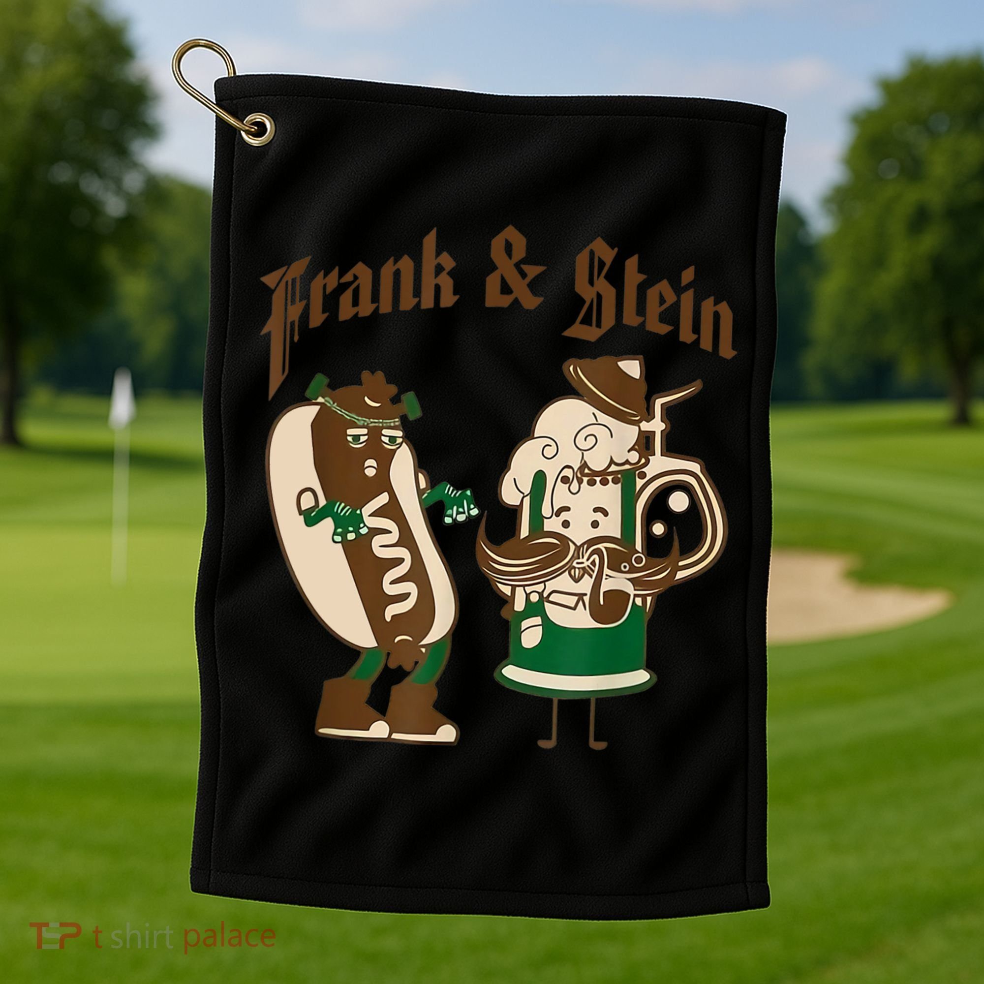 Frank & Stein Oktoberfest Beer Festival Golf Towel
