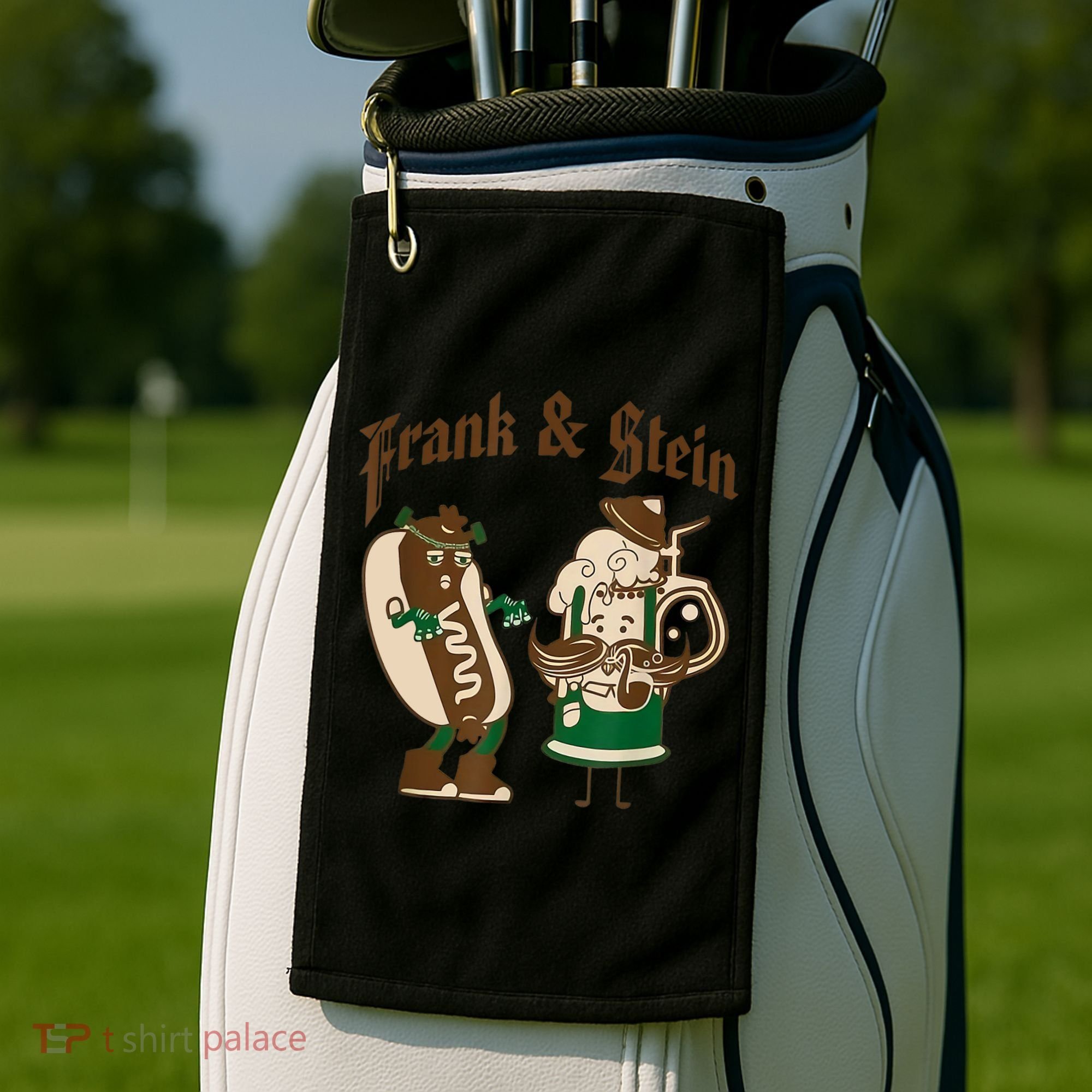 Frank & Stein Oktoberfest Beer Festival Golf Towel