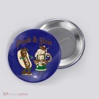 Frank & Stein Oktoberfest Beer Festival Button thumb 0