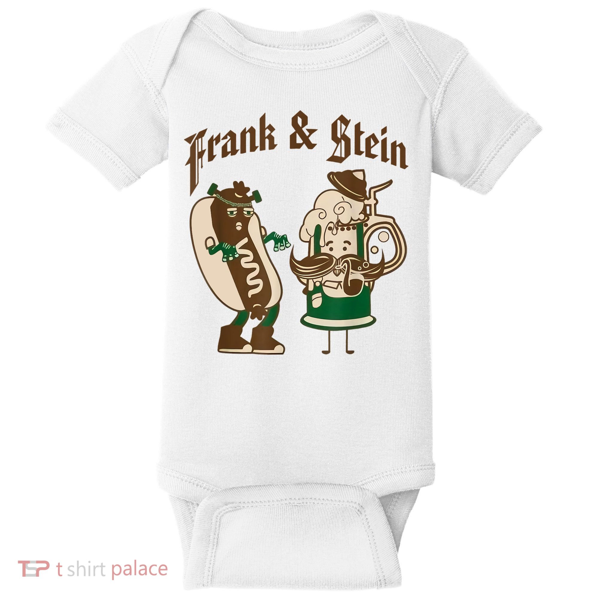 Frank & Stein Oktoberfest Beer Festival Baby Bodysuit
