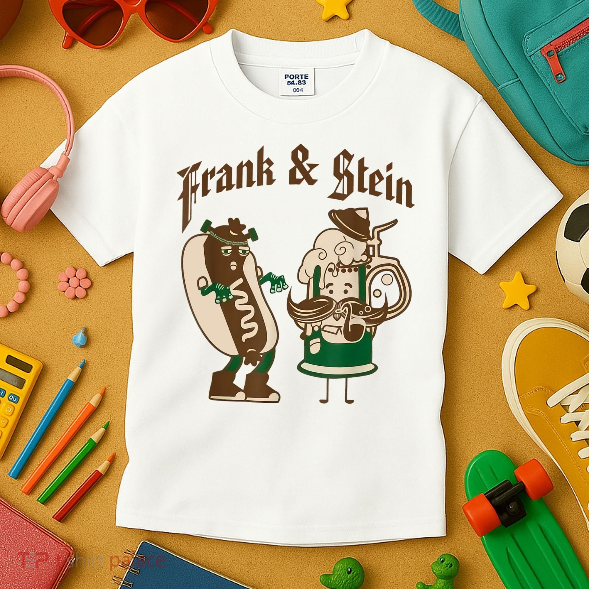 Frank & Stein Oktoberfest Beer Festival Kids T-Shirt