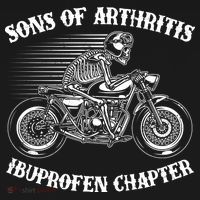Funny Sons Of Arthritis Ibuprofen Chapter Skeleton Motorcycle Women's T-Shirt thumb 6