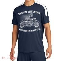 Funny Sons Of Arthritis Ibuprofen Chapter Skeleton Motorcycle Sport-Tek Competitor United Soccer Jersey thumb 0