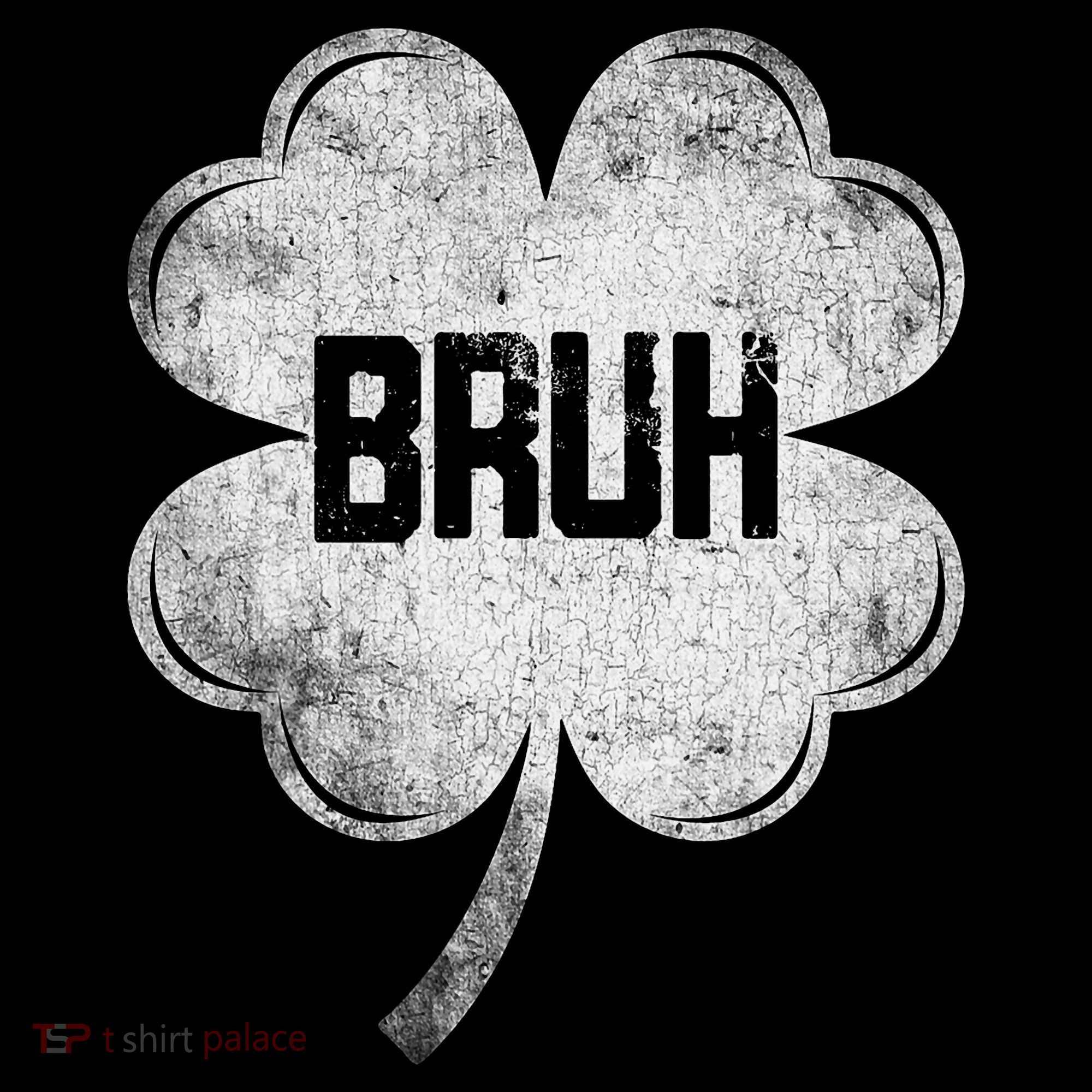 Funny St Patricks Day Bruh Meme Shamrock Backpack