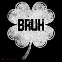 Funny St Patricks Day Bruh Meme Shamrock Women's Hoodie thumb 2