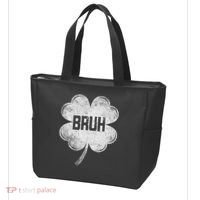 Funny St Patricks Day Bruh Meme Shamrock Tote Bag thumb 3