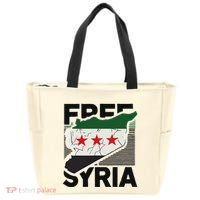 Free Syria Patriotic Syrian Flag Tote Bag thumb 0
