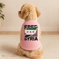 Free Syria Patriotic Syrian Flag Doggie Tank thumb 2