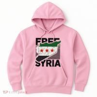 Free Syria Patriotic Syrian Flag Hoodie thumb 0