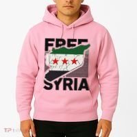 Free Syria Patriotic Syrian Flag Hoodie thumb 2