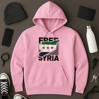 Free Syria Patriotic Syrian Flag Hoodie thumb 3