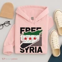 Free Syria Patriotic Syrian Flag Hoodie thumb 4