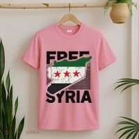 Free Syria Patriotic Syrian Flag T-Shirt thumb 2