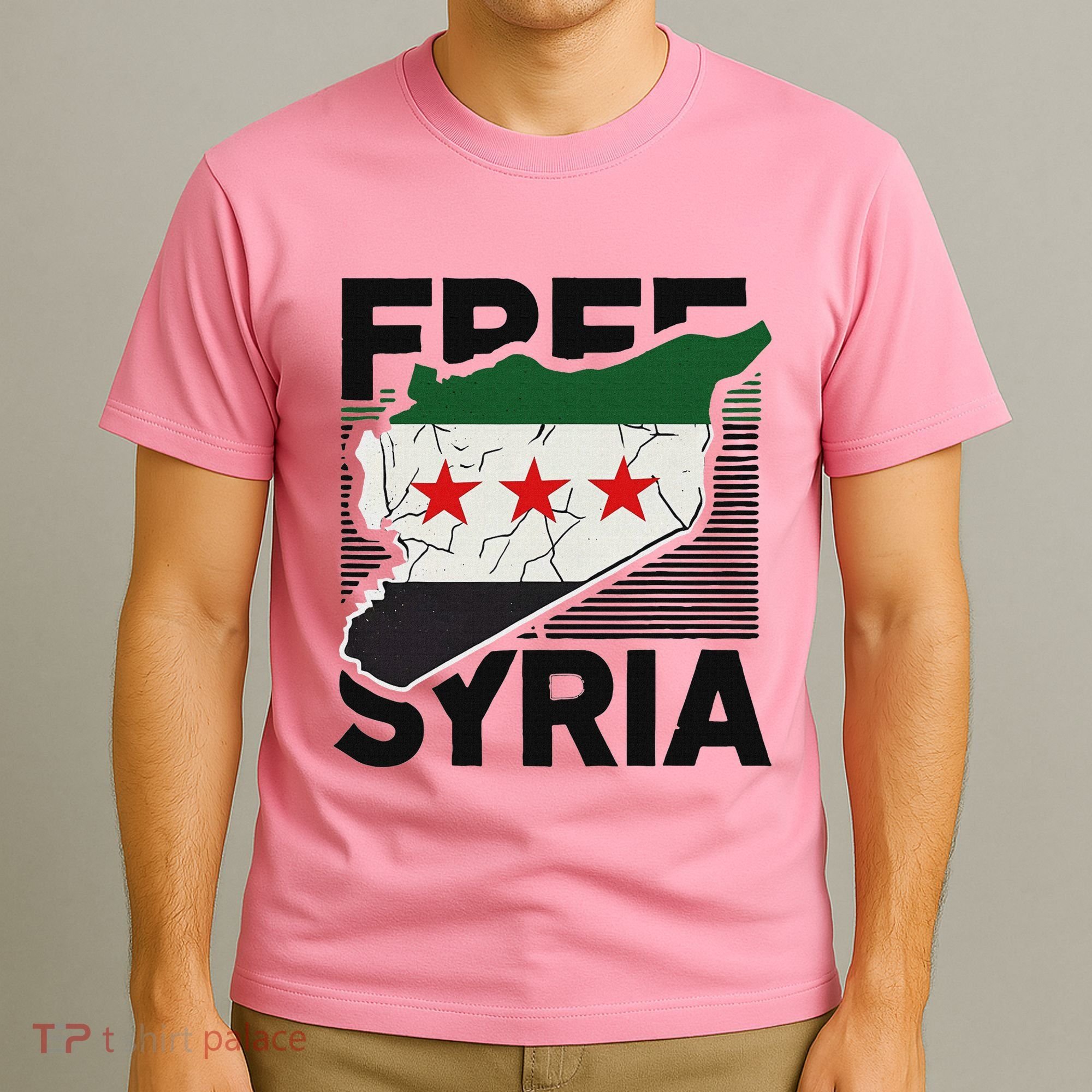 Free Syria Patriotic Syrian Flag T-Shirt