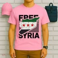 Free Syria Patriotic Syrian Flag T-Shirt thumb 6