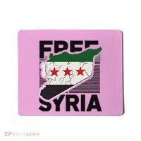 Free Syria Patriotic Syrian Flag Mousepad thumb 0