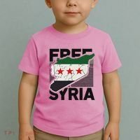Free Syria Patriotic Syrian Flag Toddler T-Shirt thumb 2