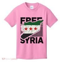 Free Syria Patriotic Syrian Flag Kids T-Shirt thumb 0