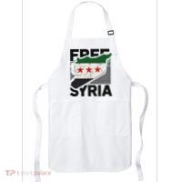 Free Syria Patriotic Syrian Flag Apron thumb 0