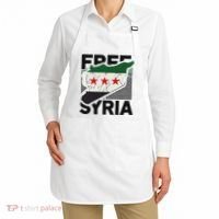 Free Syria Patriotic Syrian Flag Apron thumb 2