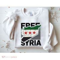 Free Syria Patriotic Syrian Flag Sweatshirt thumb 2