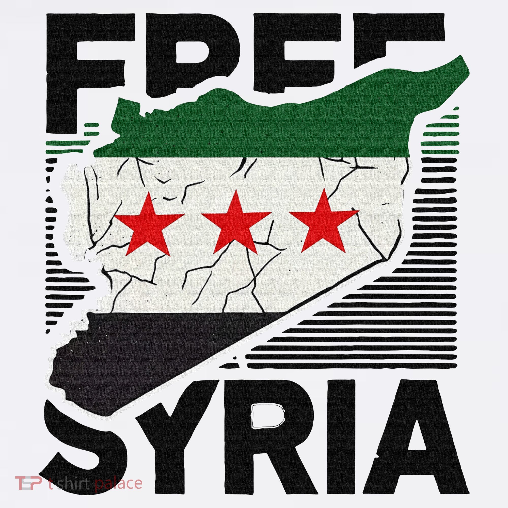 Free Syria Patriotic Syrian Flag Sweatshirt