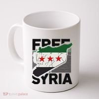 Free Syria Patriotic Syrian Flag Coffee Mug thumb 0