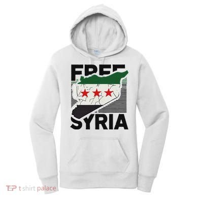 Free Syria Patriotic Syrian Flag Women's Hoodie