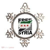 Free Syria Patriotic Syrian Flag Ornament thumb 0