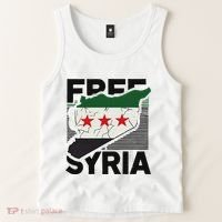Free Syria Patriotic Syrian Flag Tank Top thumb 2