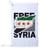 Free Syria Patriotic Syrian Flag Golf Towel thumb 0