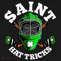 Funny St Patrick's Day Saint Hat Tricks Hockey Player Fan Women's Tank Top thumb 5
