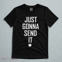 Funny Saint Patrick's Day Just Gonna Send It T-Shirt thumb 5