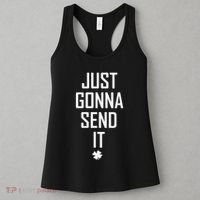 Funny Saint Patrick's Day Just Gonna Send It Women's Tank Top thumb 3