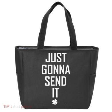 Funny Saint Patrick's Day Just Gonna Send It Bag