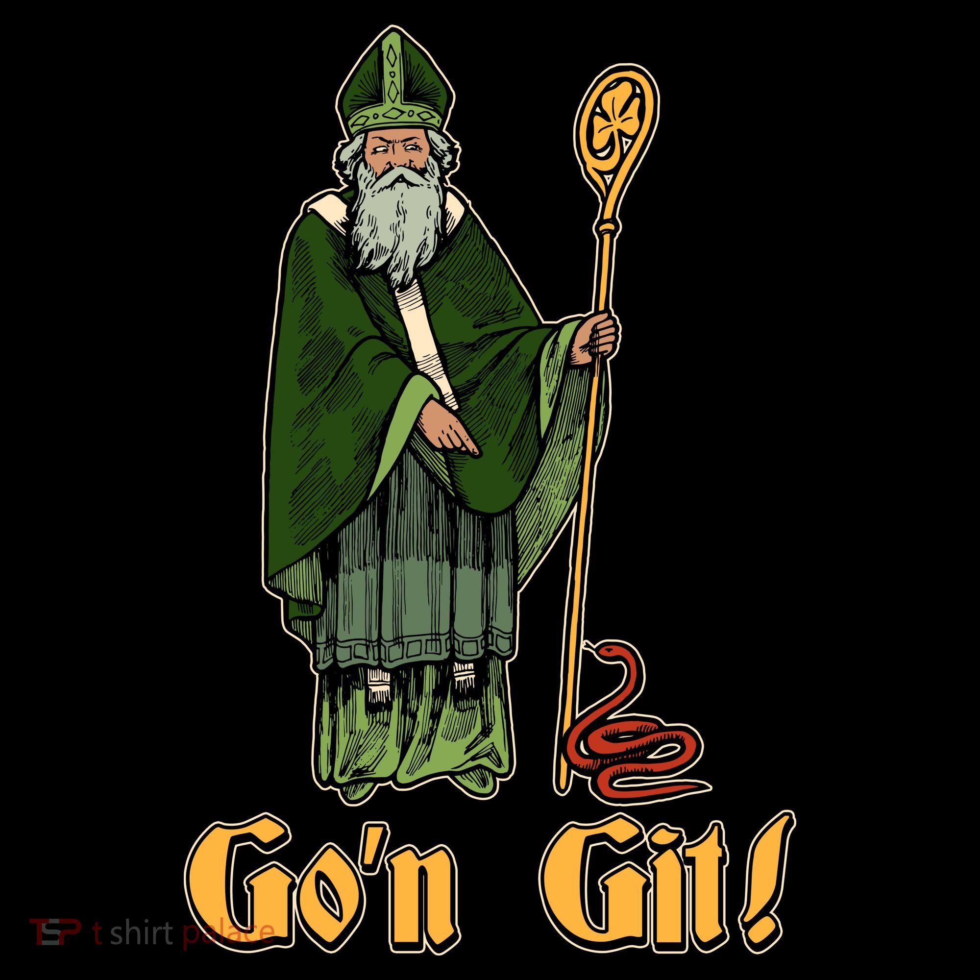 Funny Saint Patricks Day Gon Git Snake Backpack