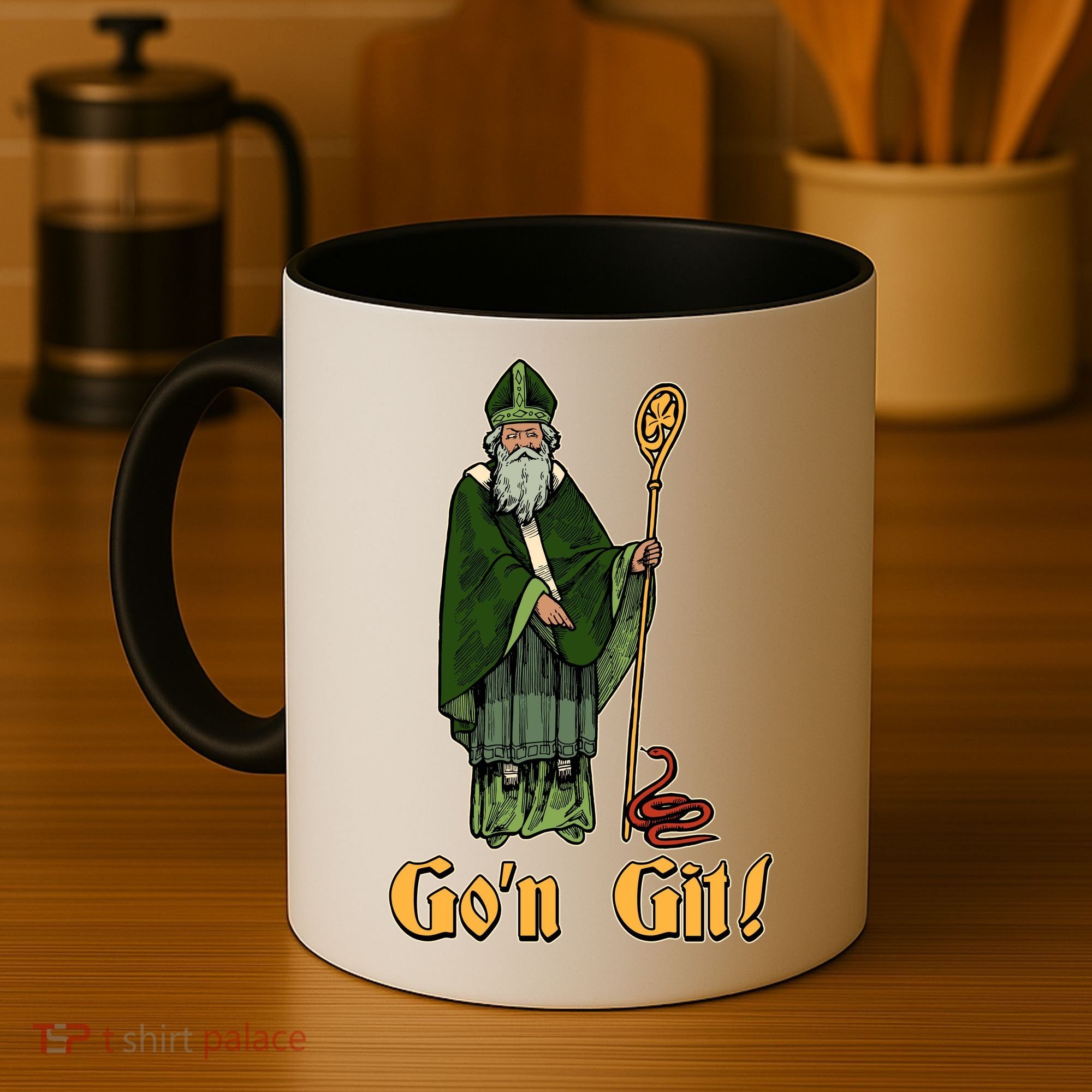 Funny Saint Patricks Day Gon Git Snake Coffee Mug