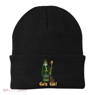 Funny Saint Patricks Day Gon Git Snake Beanie