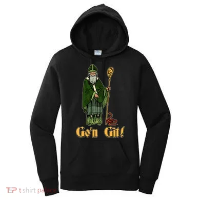 Funny Saint Patricks Day Gon Git Snake Women's Hoodie