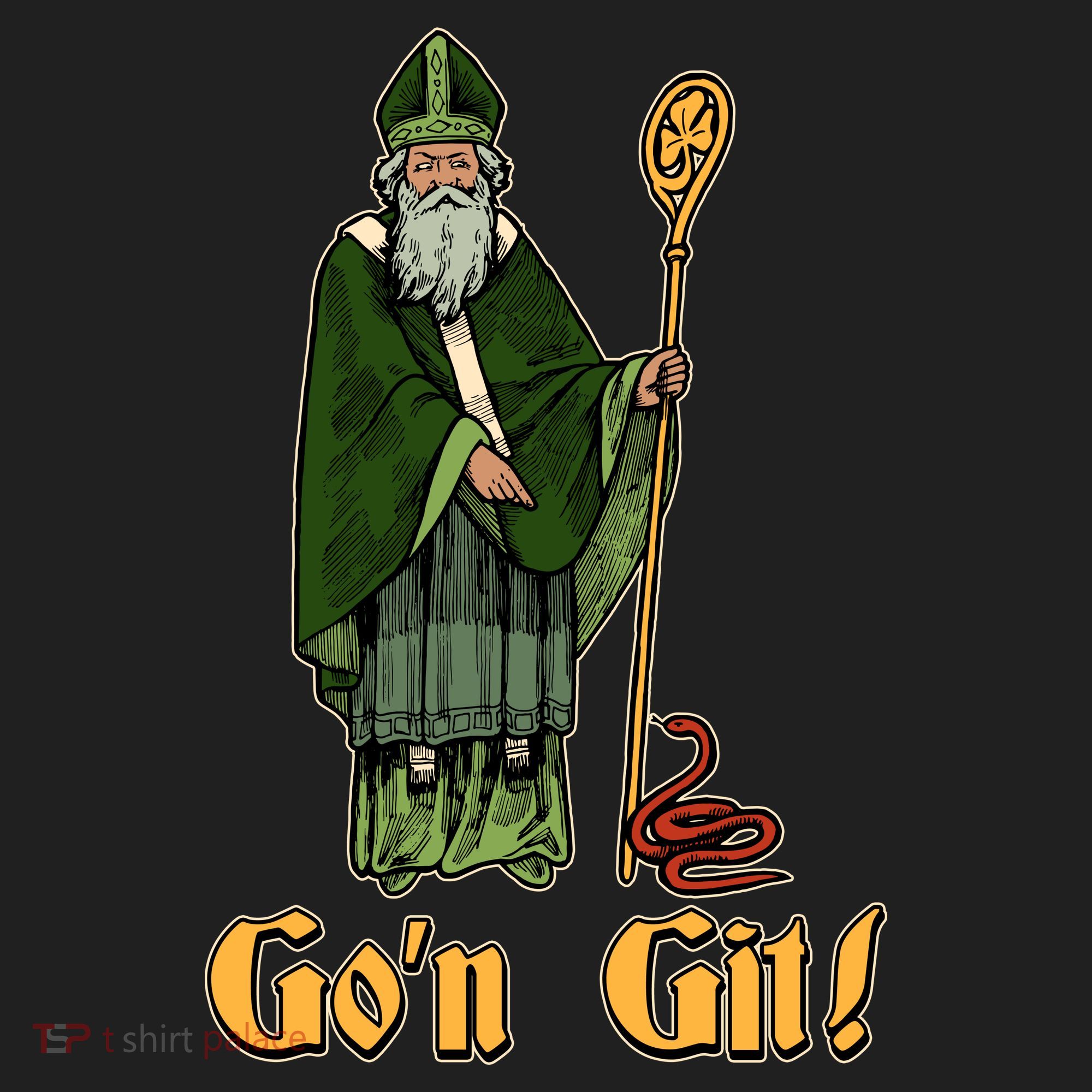 Funny Saint Patricks Day Gon Git Snake Tumbler