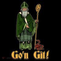 Funny Saint Patricks Day Gon Git Snake Baby Bodysuit thumb 2