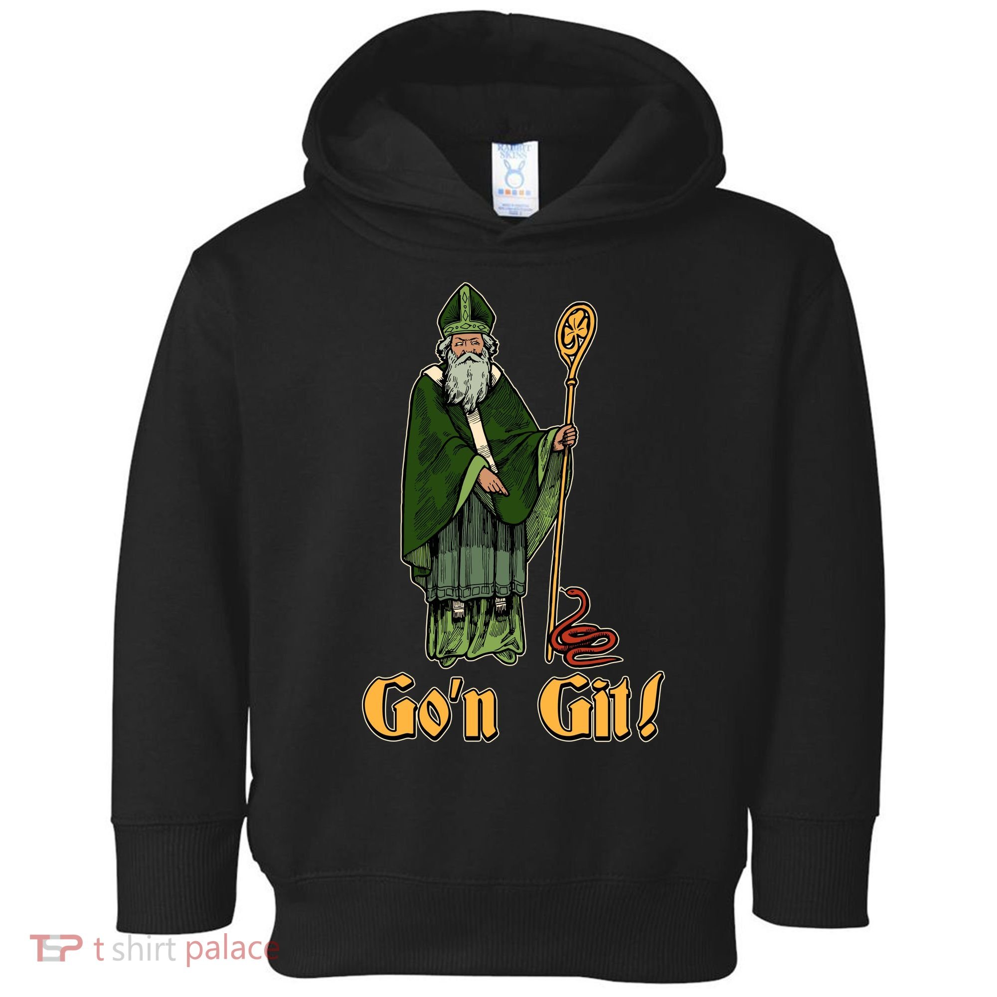 Funny Saint Patricks Day Gon Git Snake Toddler Hoodie