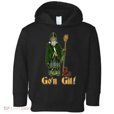 Funny Saint Patricks Day Gon Git Snake Toddler Hoodie