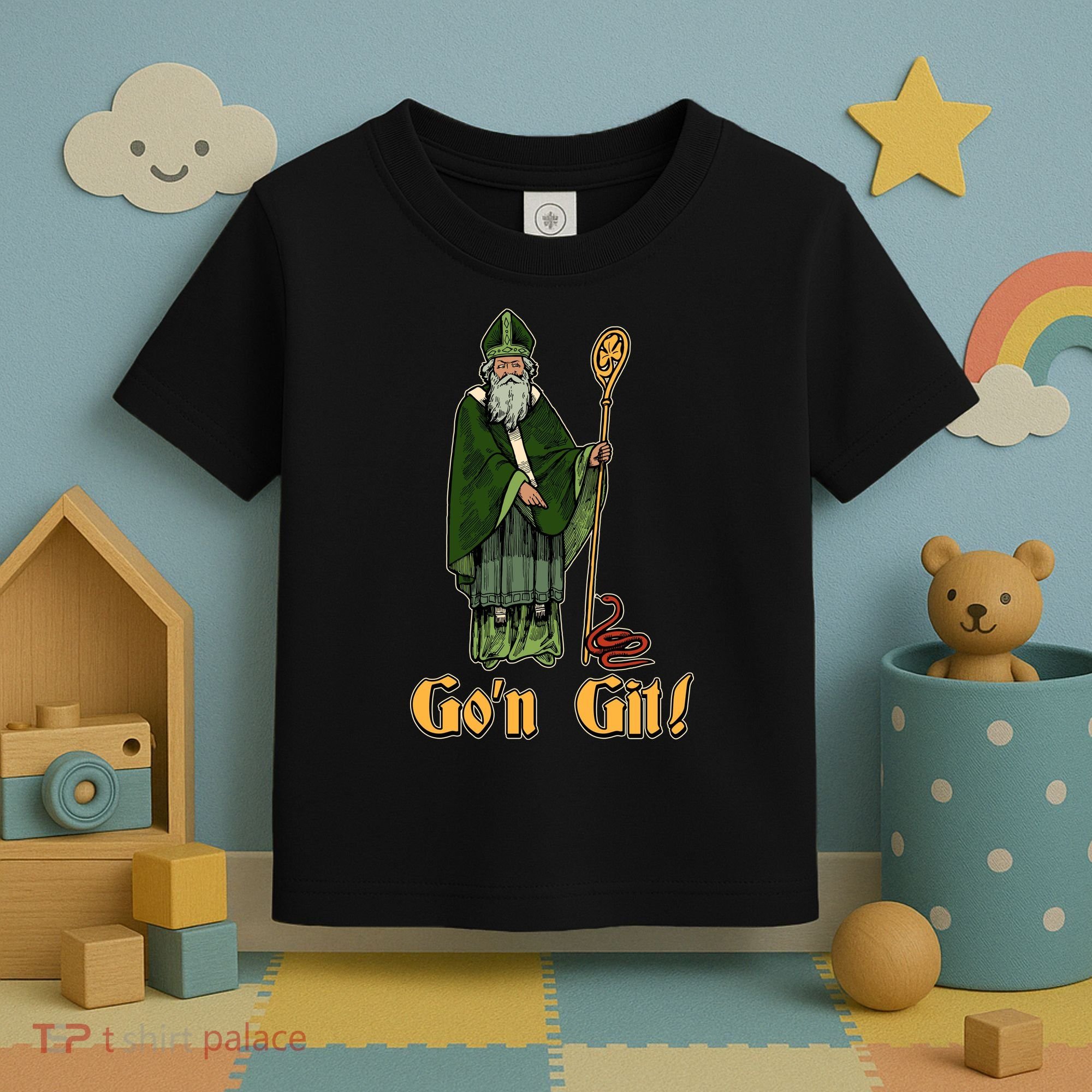 Funny Saint Patricks Day Gon Git Snake Toddler T-Shirt