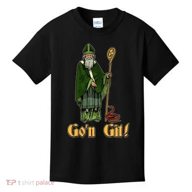 Funny Saint Patricks Day Gon Git Snake Kids T-Shirt