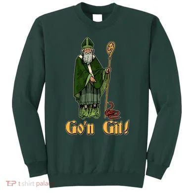 Funny Saint Patricks Day Gon Git Snake Sweatshirt