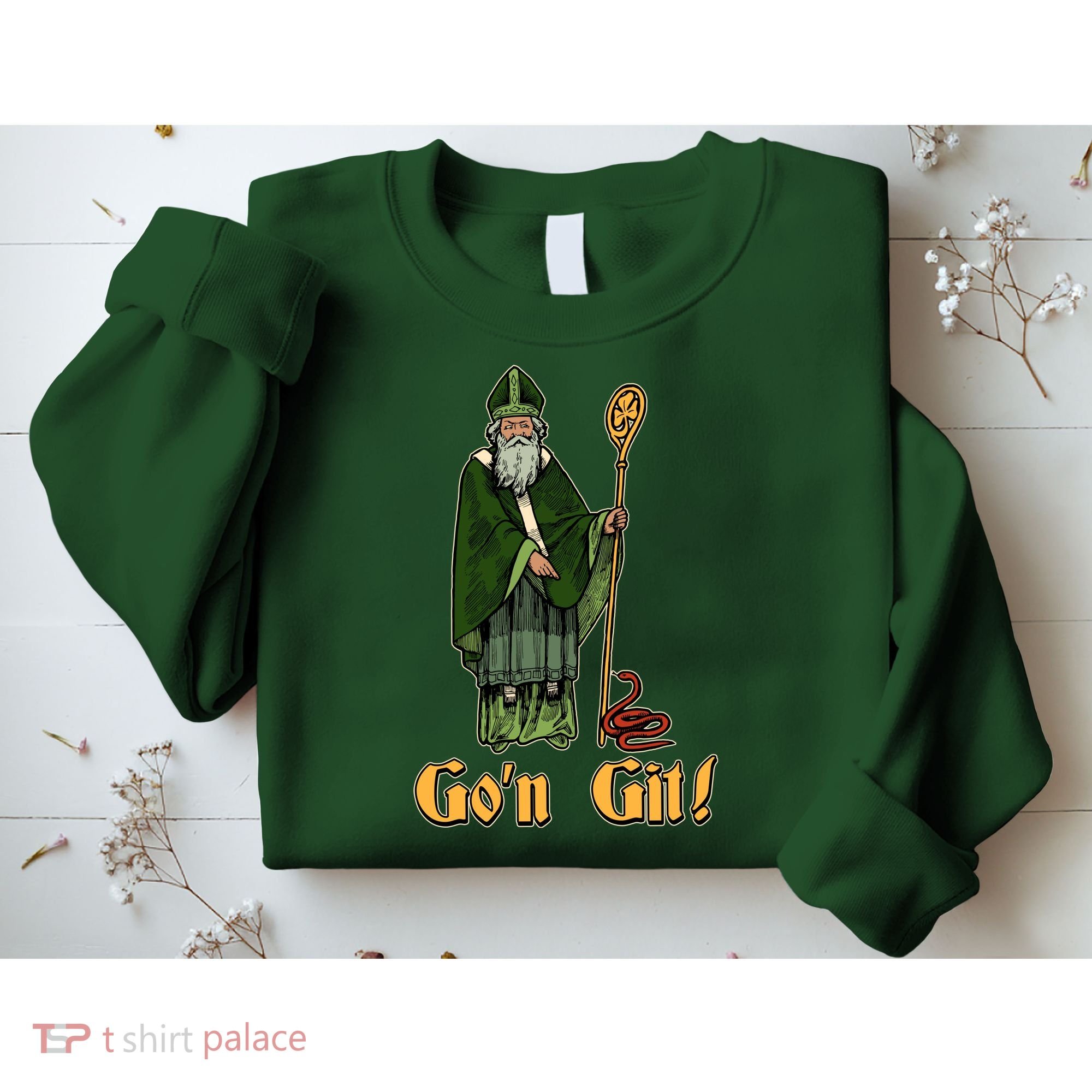 Funny Saint Patricks Day Gon Git Snake Sweatshirt