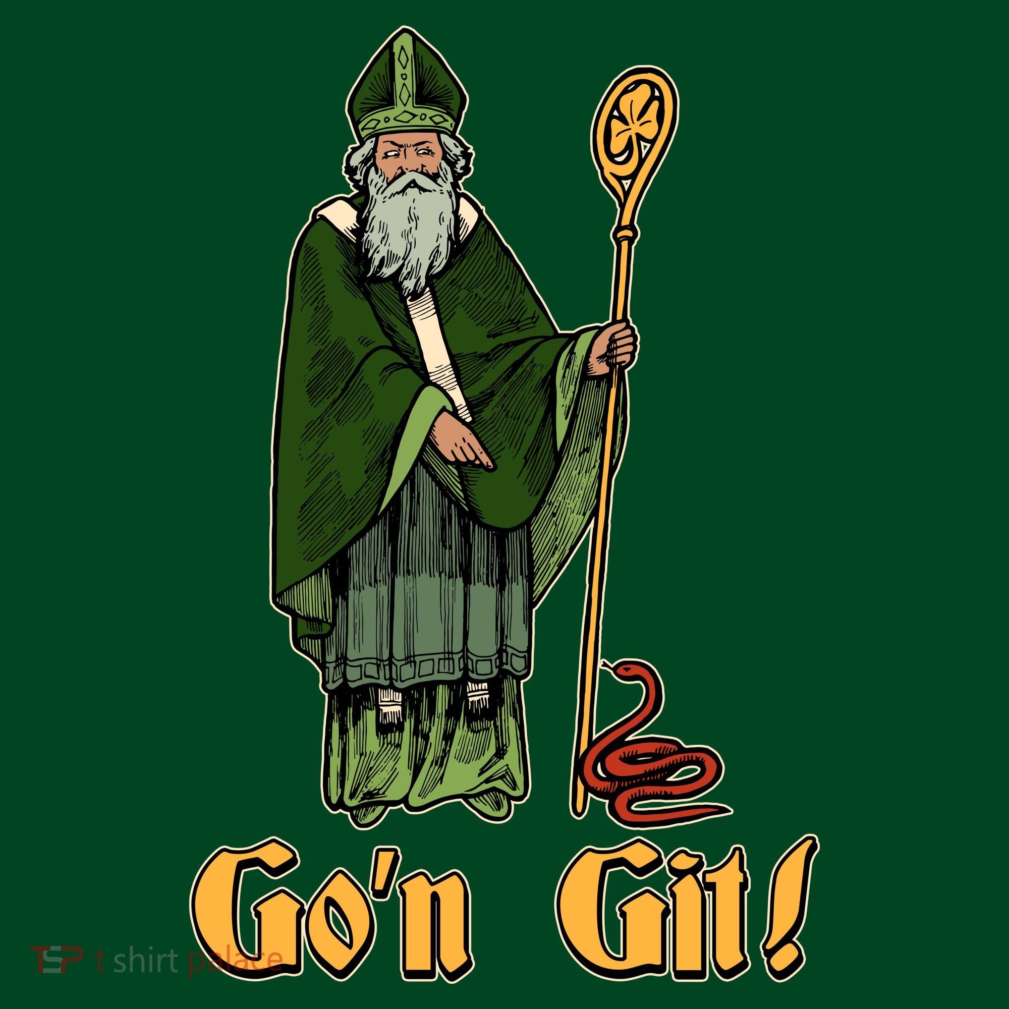 Funny Saint Patricks Day Gon Git Snake T-Shirt