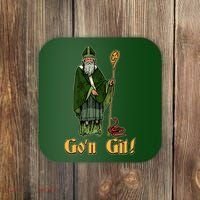 Funny Saint Patricks Day Gon Git Snake Coaster thumb 0