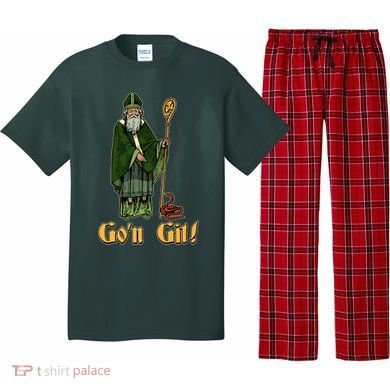 Funny Saint Patricks Day Gon Git Snake Pajama Set